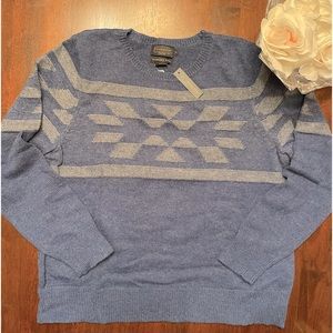 Pendleton washable wool blend crew sweater NWT